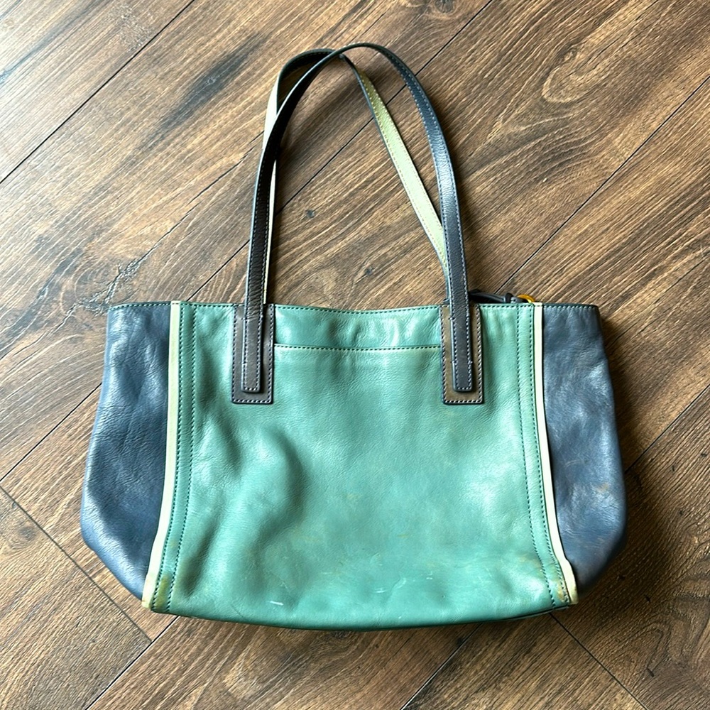 Fossil leather handbag